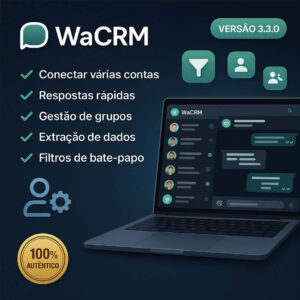 WaCRM 3.3.0 - Transforme seu WhatsApp em um CRM